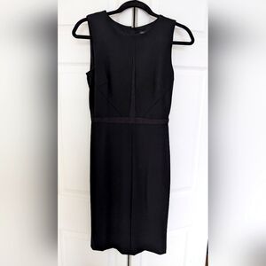 White House Black Market Elegant Black Sleeveless Dress